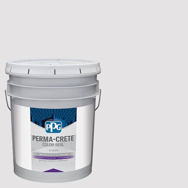 Perma-Crete Color Seal 5 gal. PPG1014-2 Gray Whisper Satin Concrete Interior/Exterior Stain