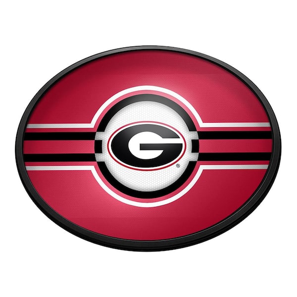 Georgia Bulldogs: Oval Slimline Lighted Wall Sign