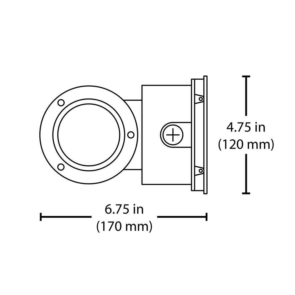 White Matte Cylinder LED Outdoor Wall Light