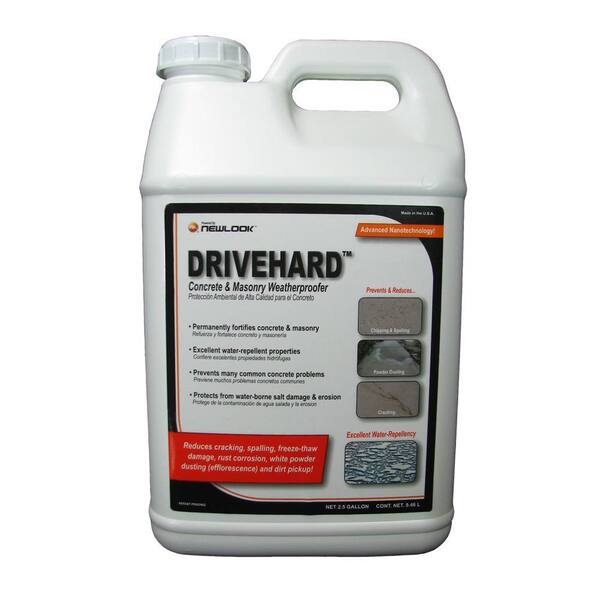 DRIVEHARD 2.5 gal. Premium Concrete and Masonry Weatherproofer and Fortifier