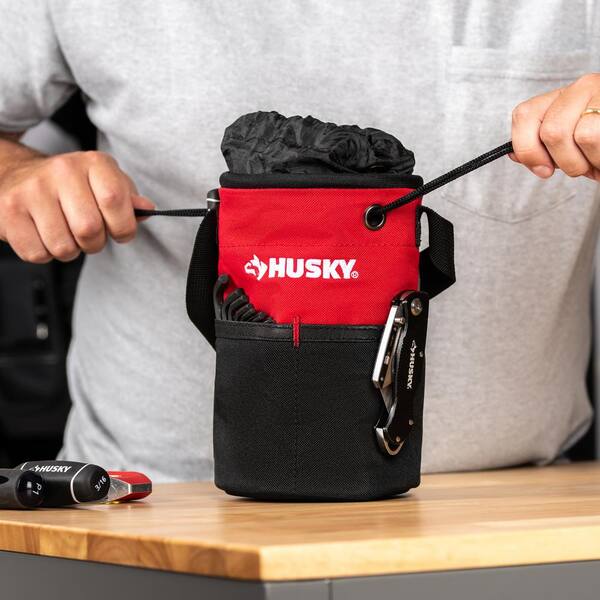 Husky - 5 in. 10 Pocket Utility Sack Tool Bag