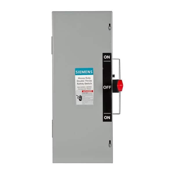 Siemens Double Throw 30 Amp 240-Volt 2-Pole Indoor Non-Fusible Safety Switch
