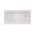 Trenton 60 in. Right Drain Rectangular Alcove Bathtub in White