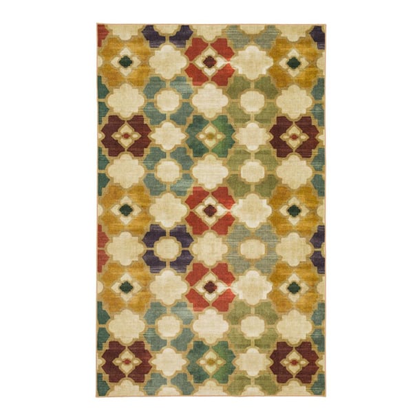 Mohawk Home Fallon Multi 9 ft. x 12 ft. Geometric Area Rug 150721 - The ...