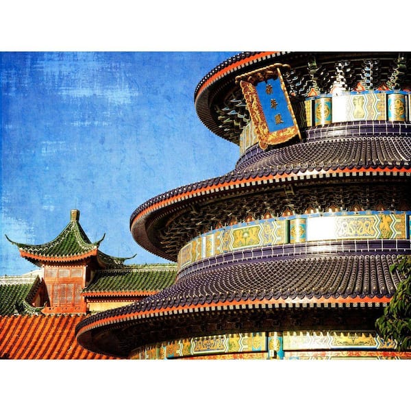 Pagoda Grotto Studios 1 Piece Unframed Canvas Drawing Print 18 in. x 24 in.