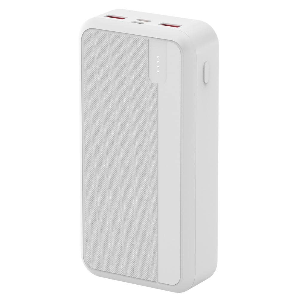 10000 mAh PD 22.5W Portable Fast Charging Power Bank in White with Type-C Port and Two USB Port price history on PriceWatchPro