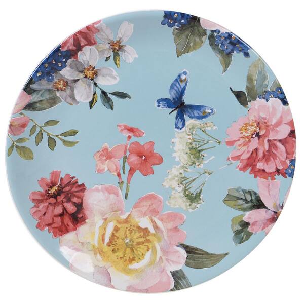 Certified International 13 in. Spring Bouquet Round Multicolored Platter