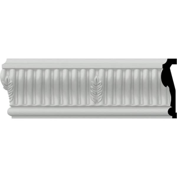 Ekena Millwork SAMPLE - 1 in. x 12 in. x 3-3/8 in. Polyurethane Nevio Chair Rail Moulding