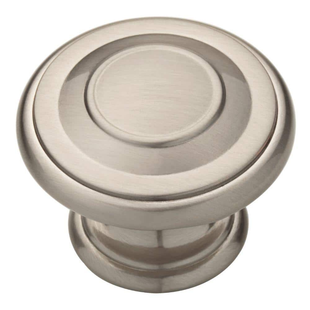 UPC 885785394830 product image for Harmon 1-3/8 in. (35 mm) Classic Satin Nickel Round Cabinet Knob | upcitemdb.com