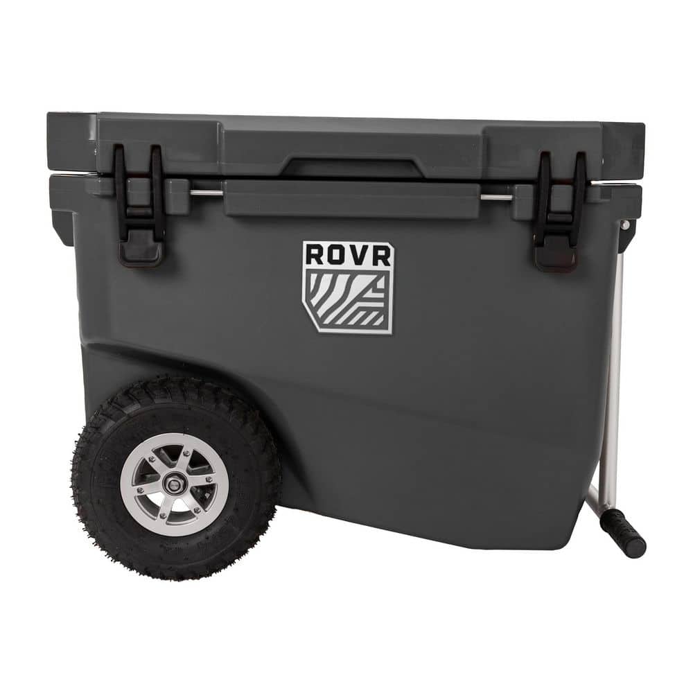 RovR RollR 60 qt. Wheeled Hard Cooler with Tow Handle (Granite) R