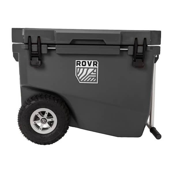 RovR RollR 60 qt. Wheeled Hard Cooler with Tow Handle (Granite) R