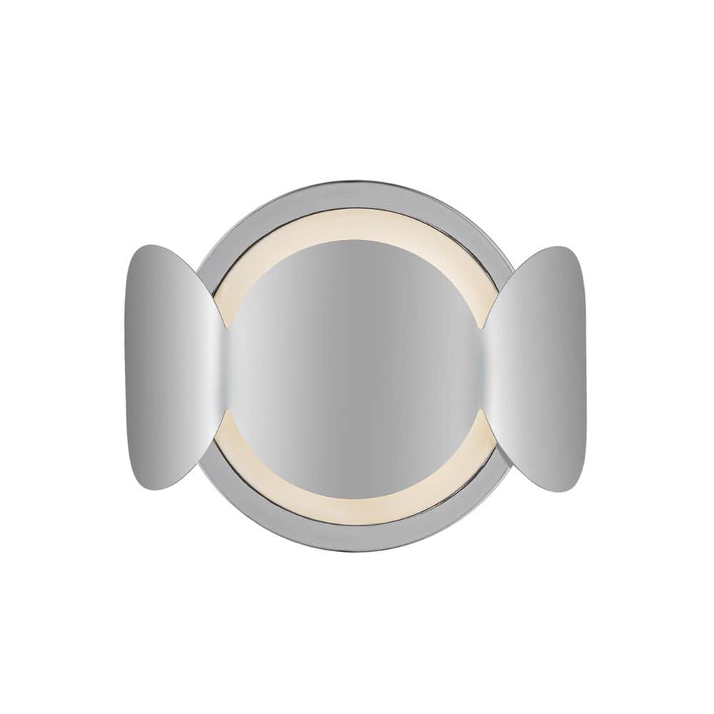 Ciel 10-in 1 Light 40-Watt Chrome/Opal Glass Wall Sconce price history on PriceWatchPro