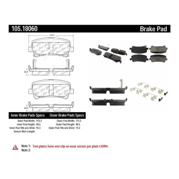 Centric Parts Disc Brake Pad Set