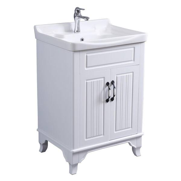 Renovators Supply Manufacturing Adeline 24 1 4 In Large Bathroom Vanity Sink Combo White With Faucet Drain And Overflow 22223 - Large Bathroom Vanity Sink Renovators Supply Manufacturing Adeline 24 1 4 In Large Bathroom Vanity Sink Combo White With Faucet Drain And Overflow 22223 - Large Bathroom Vanity Sink