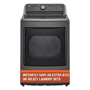 7.3 cu. ft. Vented Gas Dryer in Middle Black with Sensor Dry Technology