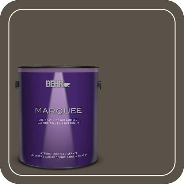 BEHR MARQUEE 1 gal. #S-H-740 Fedora Eggshell Enamel Interior Paint & Primer