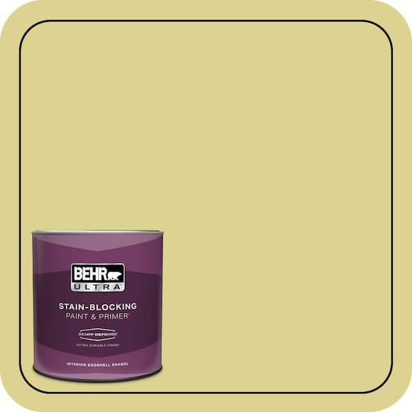 BEHR ULTRA 1 qt. #T17-16 That's My Lime Extra Durable Eggshell Enamel Interior Paint & Primer