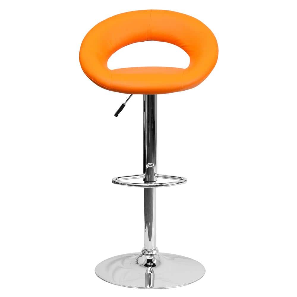 Orange Chrome Flash Furniture Bar Stools Ds811org 64 1000 