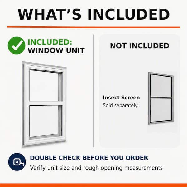 400 Series 37-5/8 in. x 56-7/8 in. Clad Wood Double-Hung Window w/Low-E Glass, White Ext/Pine Int & Stone Hardware