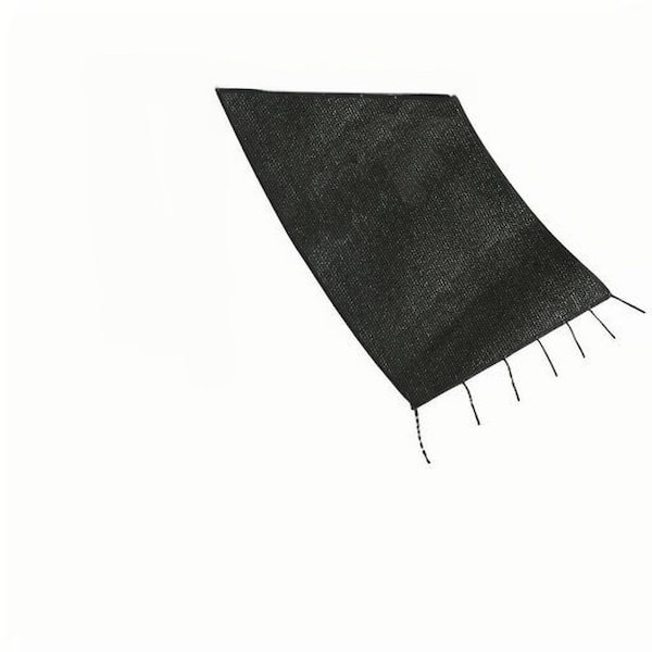 8 ft. x 8 ft. RV Shade Cloths, RV Awning Privacy Side Sunblock Shade Drop, Black
