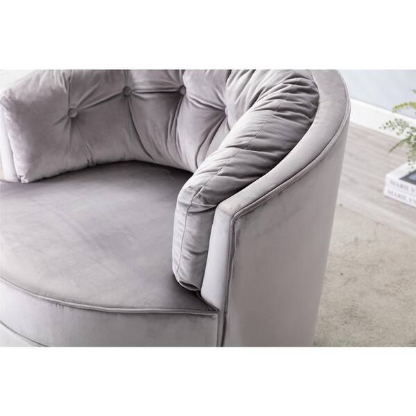 light grey comfy chair