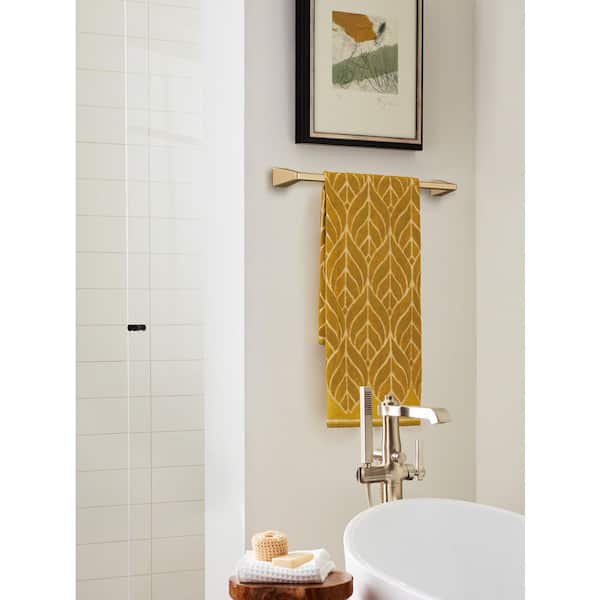 Blackrock 24 in. (610 mm) L Towel Bar in Champagne Bronze