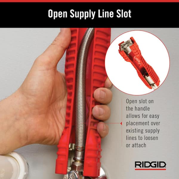 Ridgid Ez Change Plumbing Wrench Faucet