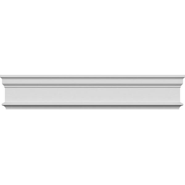 Ekena Millwork 1-1/8 in. x 147 in. x 4-5/8 in. Polyurethane Holmdel Crosshead Moulding