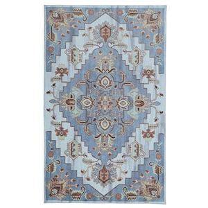 Bovard Denim 9 ft. x 12 ft. Global Area Rug