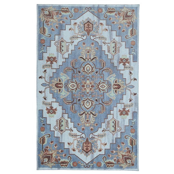 Mohawk Home Bovard Denim 9 ft. x 12 ft. Global Area Rug