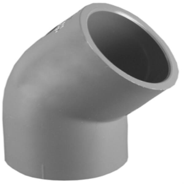 Charlotte Pipe 2 in. PVC Schedule 80 45-Degree Elbow