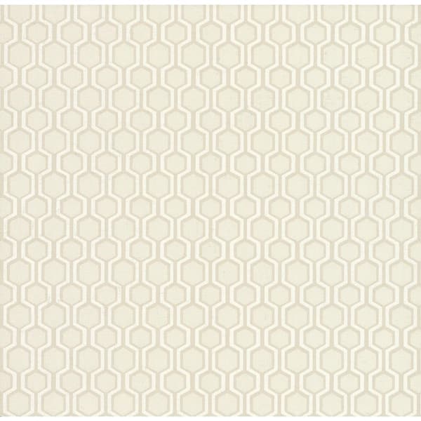 York Wallcoverings Ronald Redding Tan Bee Sweet Paper Unpasted Matte Wallpaper 27 in. x 27 ft.
