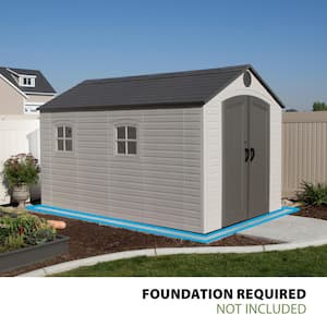 8 ft. x 12.5 ft. Resin Outdoor Storage Shed