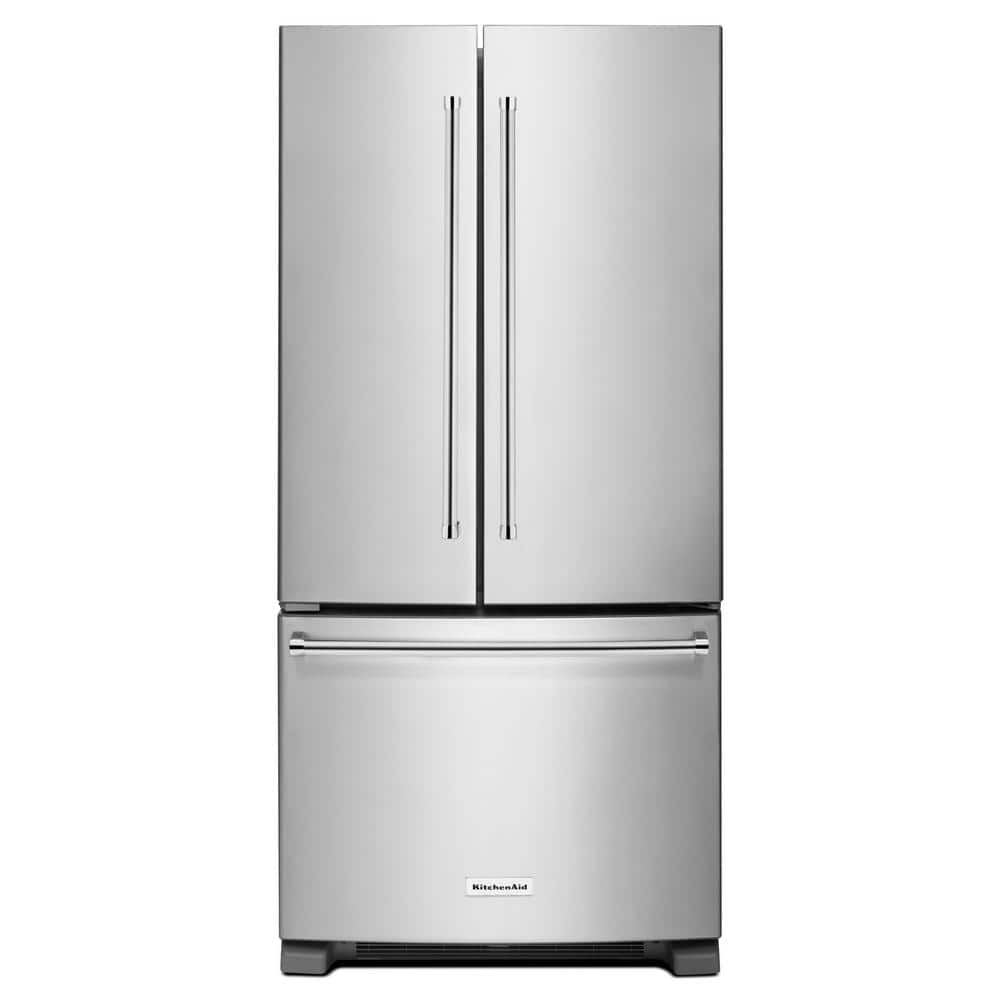 22.1 cu. ft. French Door Refrigerator in Stainless Steel with Interior Dispenser