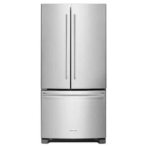 22.1 cu. ft. French Door Refrigerator in Stainless Steel with Interior Dispenser