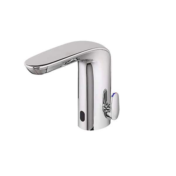 NextGen Selectronic Battery Powered Single Hole Touchless Bathroom Faucet with Above Deck Mixing 0.35 GPM in Chrome