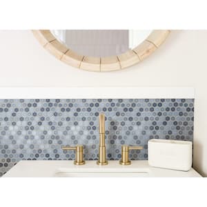 Hudson 1 in. Hex Stillwater 11-7/8 in. x 13-1/4 in. Porcelain Mosaic Tile (11.2 sq. ft./Case)