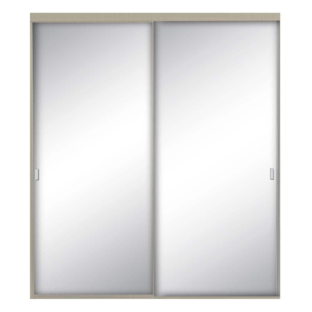 Contractors Wardrobe 60 in. x 96 in. Style Lite Brushed Nickel