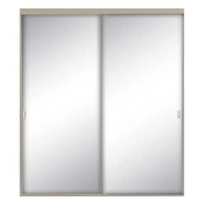 Contractors Wardrobe 84 in. x 96 in. Style Lite Brushed Nickel Aluminum ...