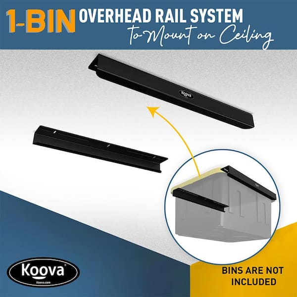 Koova Overhead Bin Rack System - 1 Set