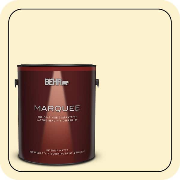 BEHR MARQUEE 1 gal. #370A-1 Moon Mist Matte Interior Paint & Primer