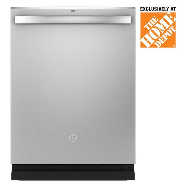 GE Adora 24 in. Stainless Steel Top Control Built-In Tall Tub Dishwasher with 3rd Rack, Steam Cleaning, and 48 dBA DDT700SSNSS - The Home Depot