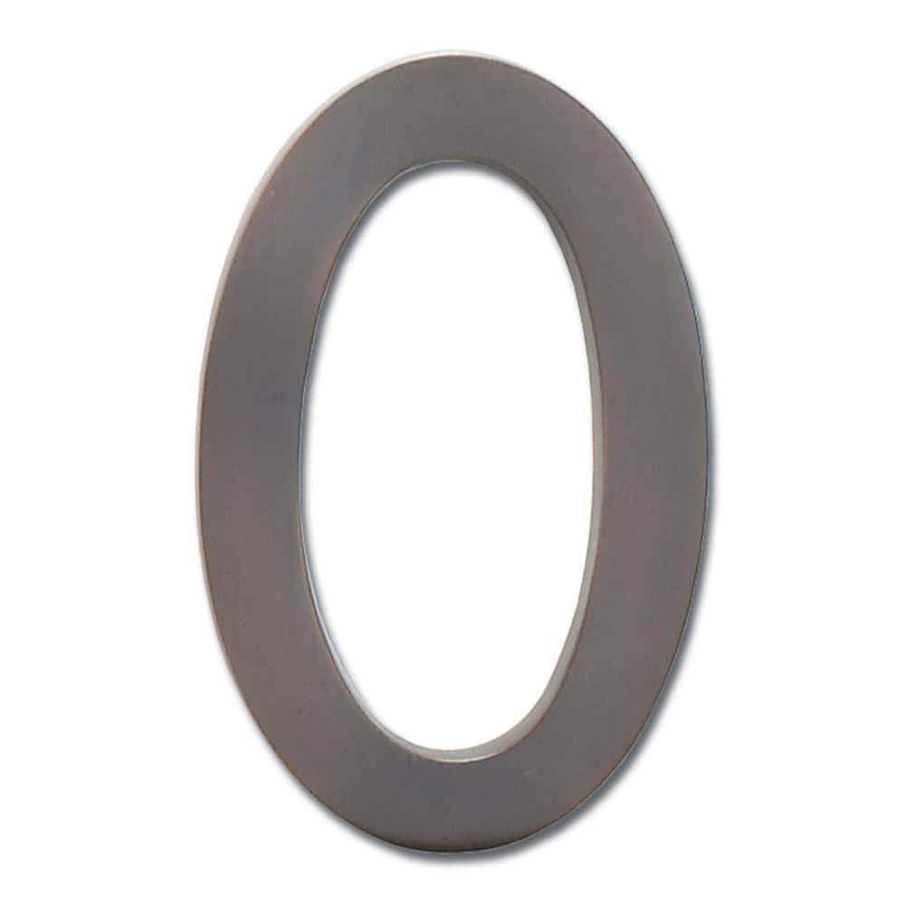 4 in. Dark Aged Copper Floating House Number 0 price history on PriceWatchPro