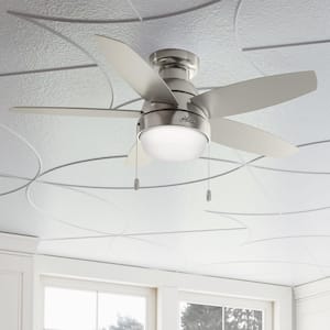 Lilliana 44 in. Indoor Brushed Nickel Ceiling Fan with Light Kit