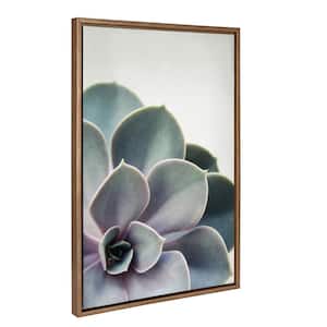 Sylvie "Succulent 5" by F2 Images Framed Canvas Wall Art