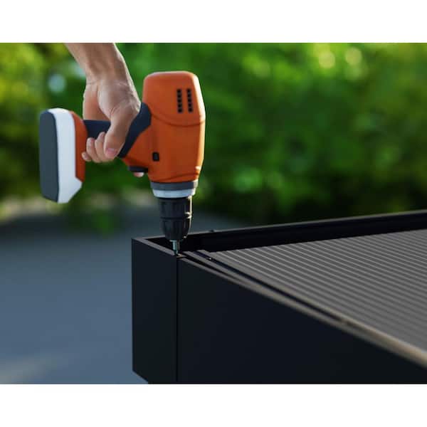 CANOPIA by PALRAM Oslo 20 ft. x 20 ft. Black/Gray Opaque Double