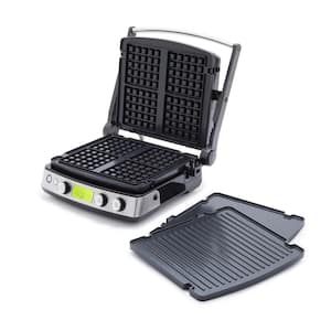 Elite 7 in. 1 Multi-Function Contact Grill and Griddle in Black