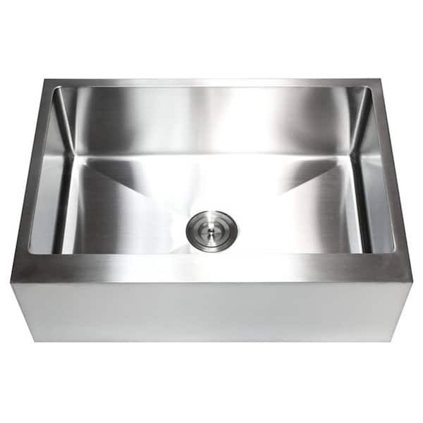 eModernDecor 30 in. x 21 in. x 10 in. 16-Gauge Stainless Steel ...