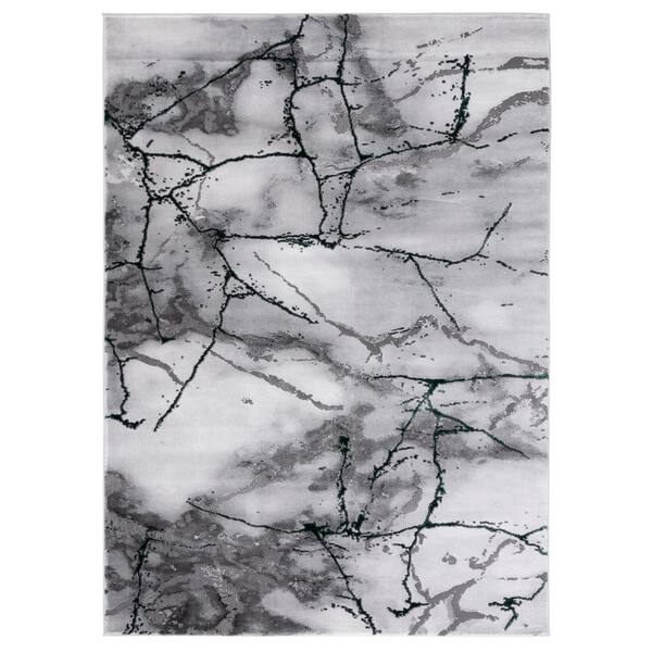 SAFAVIEH Craft Gray/Green 2 ft. x 3 ft. Distressed Abstract Area Rug