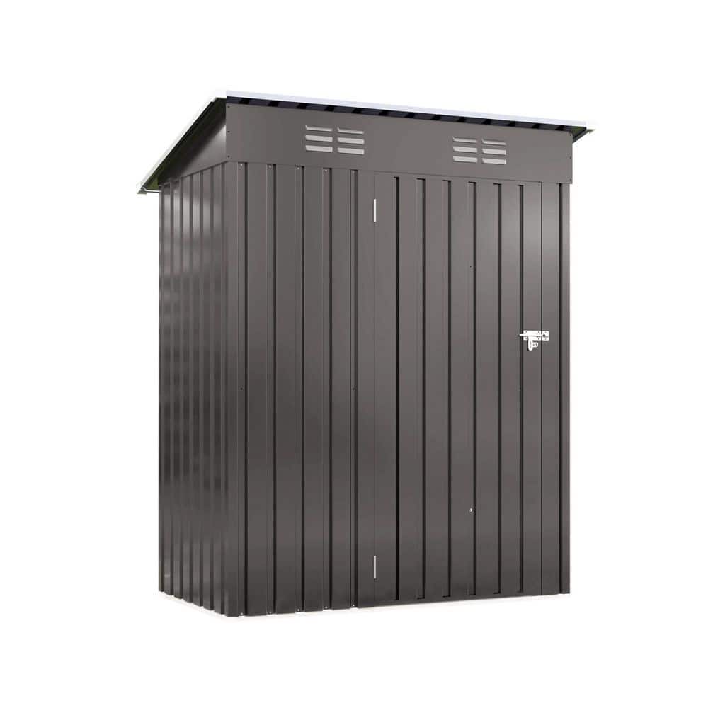 5 ft. W x 3 ft. D Metal Shed with Pitched Roof & Lockable Door (15 sq. ft.) price history on PriceWatchPro